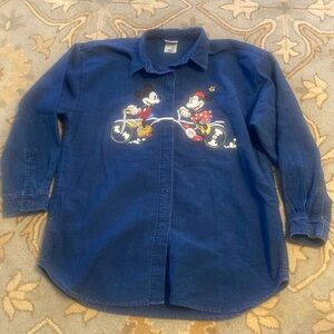 The Disney Store corduroy Button down XL $125